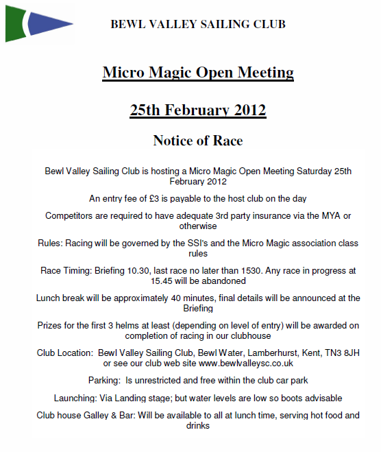 MicroMagic Open 2012